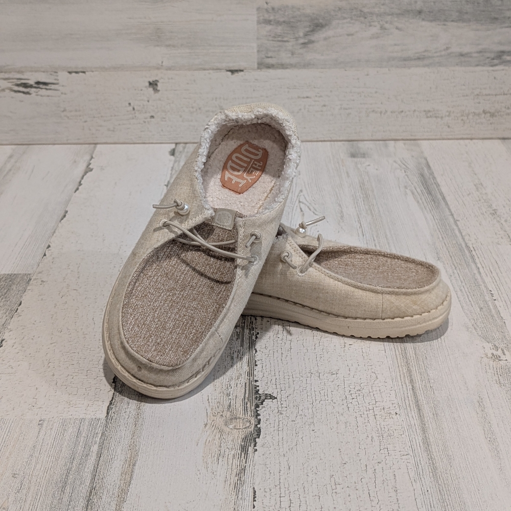 Hey Dude Beige Casual Shoes